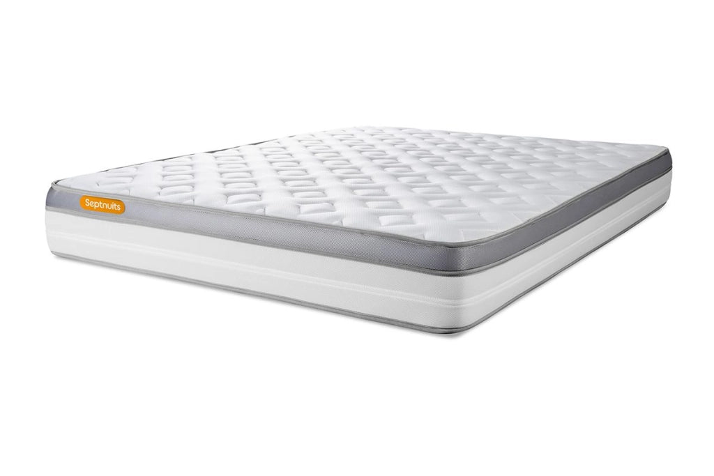 Pacchetto letto completo - Materasso 160x200cm + Box spring con doghe (kit) + 2 cuscini + Piumino - Memo Zen