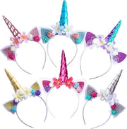 Set di cinture per capelli per bambini 6 pezzi - accessori per capelli per compleanni, carnevale, Pasqua, feste
