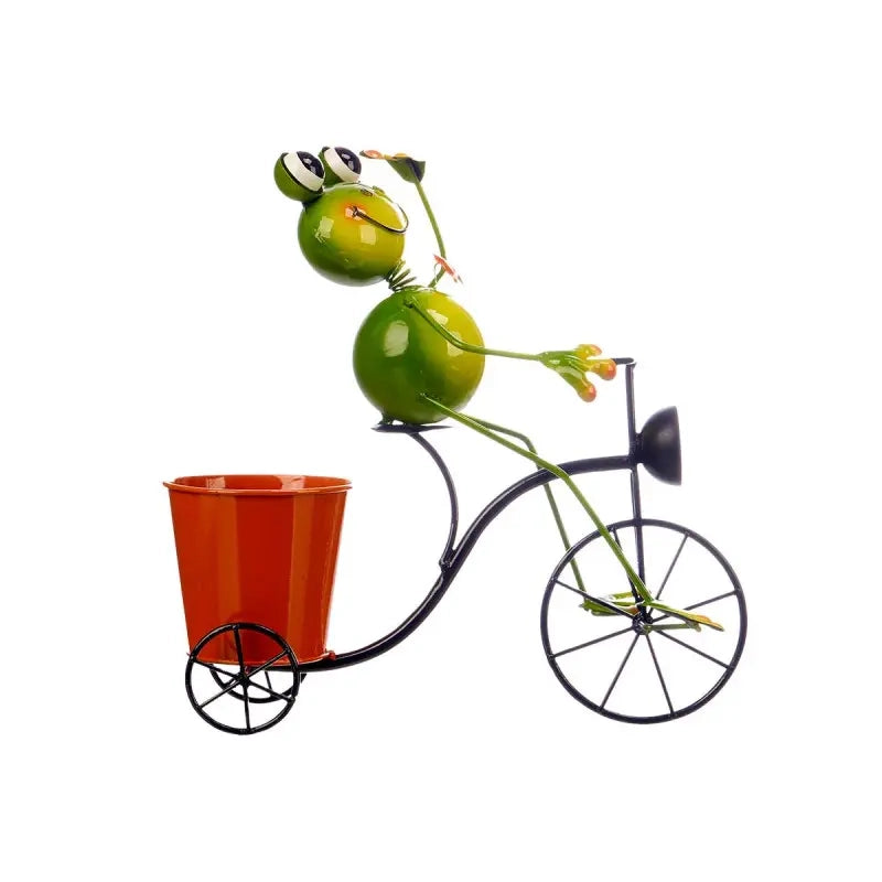 Portavaso bicicletta rana cm 17x31x5x32h