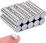 100 pezzi di magneti forti, magneti di neodimio extra forti, piccoli magneti per lavagne magnetiche, mini magneti rotondi per lavagne bianche, attrezzi per hobby, magneti per frigorifero, magneti con presa forte, 6 x 2 mm