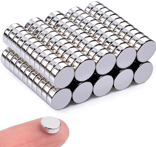 100 pezzi di magneti forti, magneti di neodimio extra forti, piccoli magneti per lavagne magnetiche, mini magneti rotondi per lavagne bianche, attrezzi per hobby, magneti per frigorifero, magneti con presa forte, 6 x 2 mm