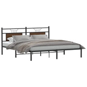 Giroletto senza Materasso Rovere Marrone 183x213 cm Truciolato