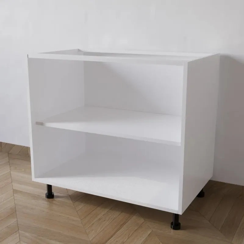Mobile Base 90 Compreso Di Anta. H 72 Cm L 90 Cm P 55.5 Cm. Spedizione In Kit Bianco