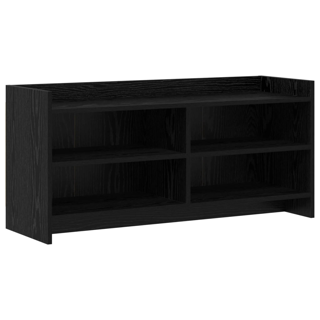 Mobile TV 100 x 33 x 47 cm Rovere Nero Legno ingegnerizzato 8011220