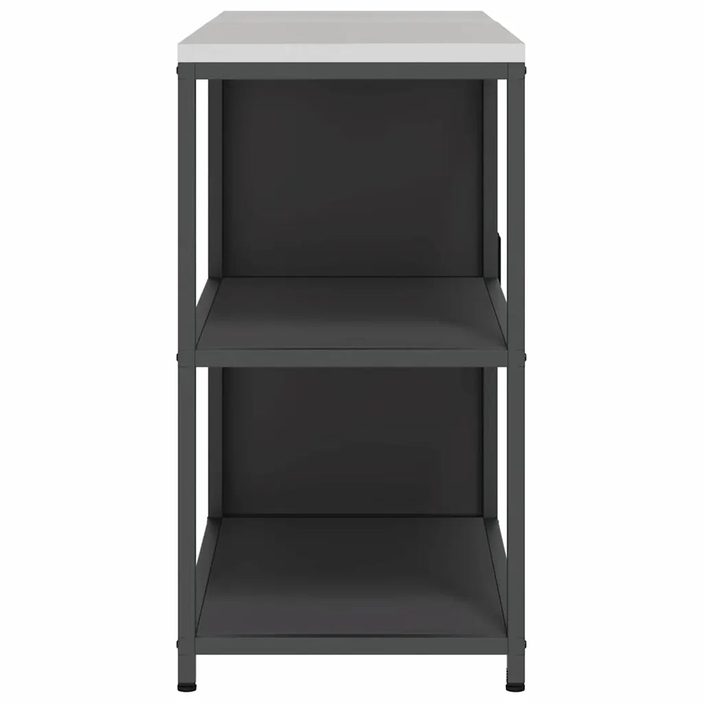 Set di Stoccaggio per Cucina con lo scaffale 2 pcs Nero 3392659
