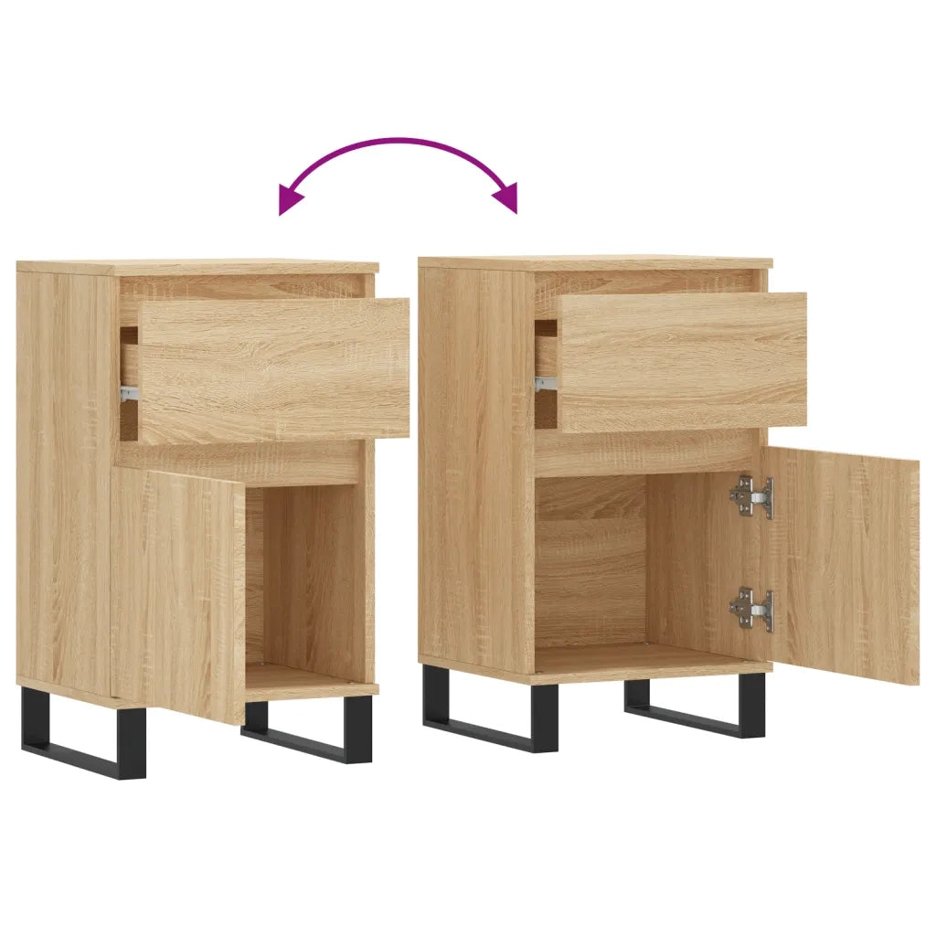 Credenza | Madia | Buffet da pranzo | Armadio da pranzo Rovere Sonoma 40x35x70 cm in Legno Multistrato