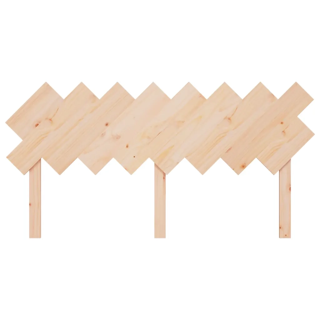 Testiera per Letto 159,5x3x80,5 cm in Legno Massello di Pino 819230