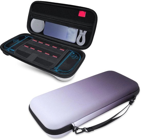 Portatile Hardcase Borsa da Viaggio - Tasca di Protezione - 10 Cestelli per Carte da Gioco - Adatto per 2 (Versione 2025) - Resistente ai Colpi - Progettato per la Durata