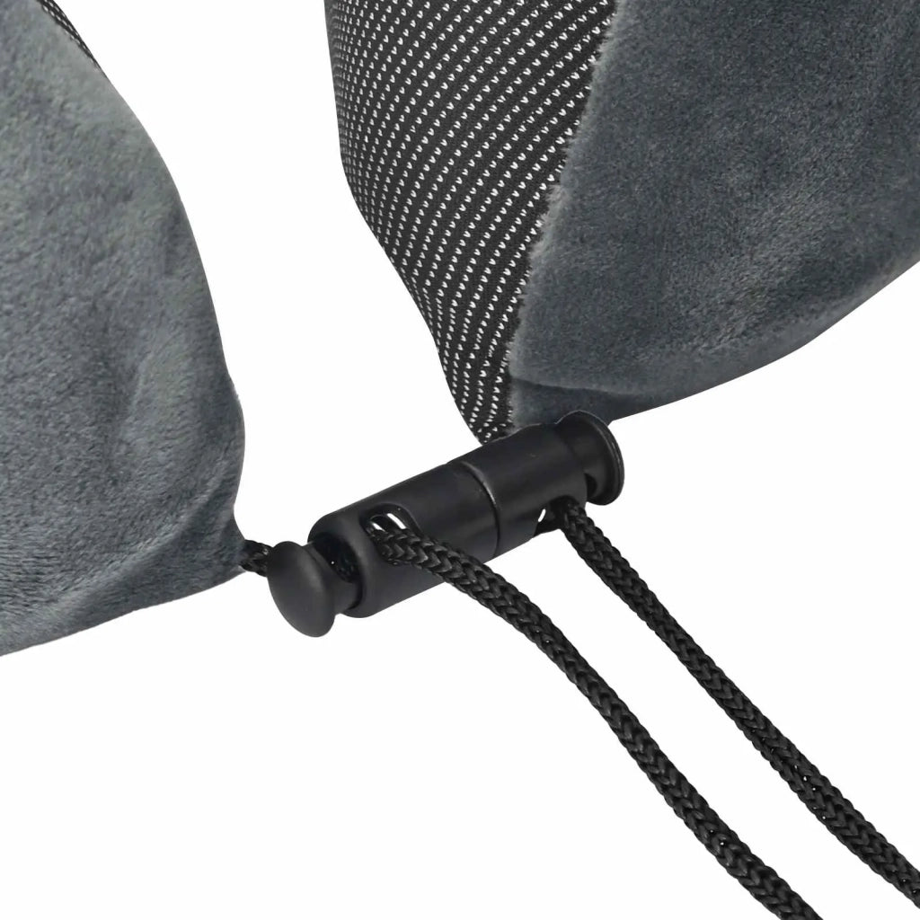 Cuscino da Viaggio per il Collo Grigio 27 x 26 x 14 cm CFW7415085