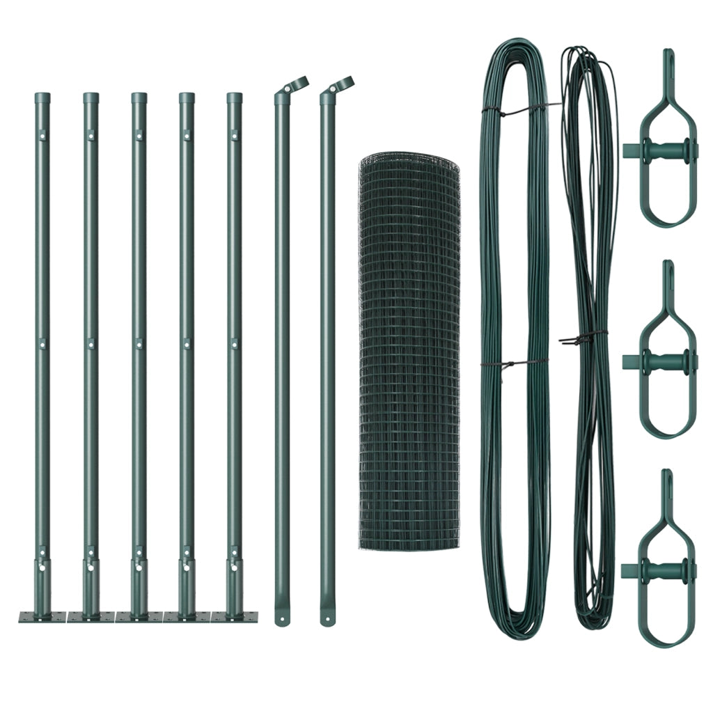 Set di Posti per Recinti Set di 2 Verde