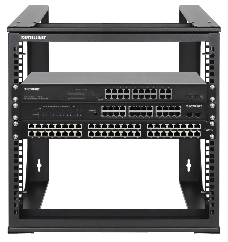 Armadio a Muro 19'' Open Frame 2 Montanti Flat Pack 9U
