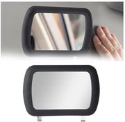 Specchio Cosmetico - Nero - Con Appoggio - Rimosso - 16,7 x 11 cm - Vetro Reale - Immagini Cristalline