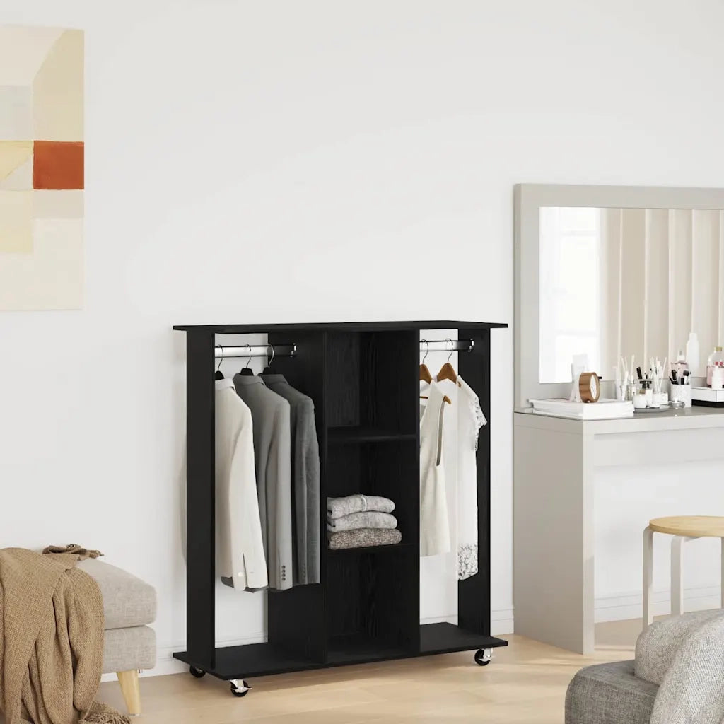 Guardaroba Rovere nero 102 x 38 x 110 cm Legno multistrato 873909