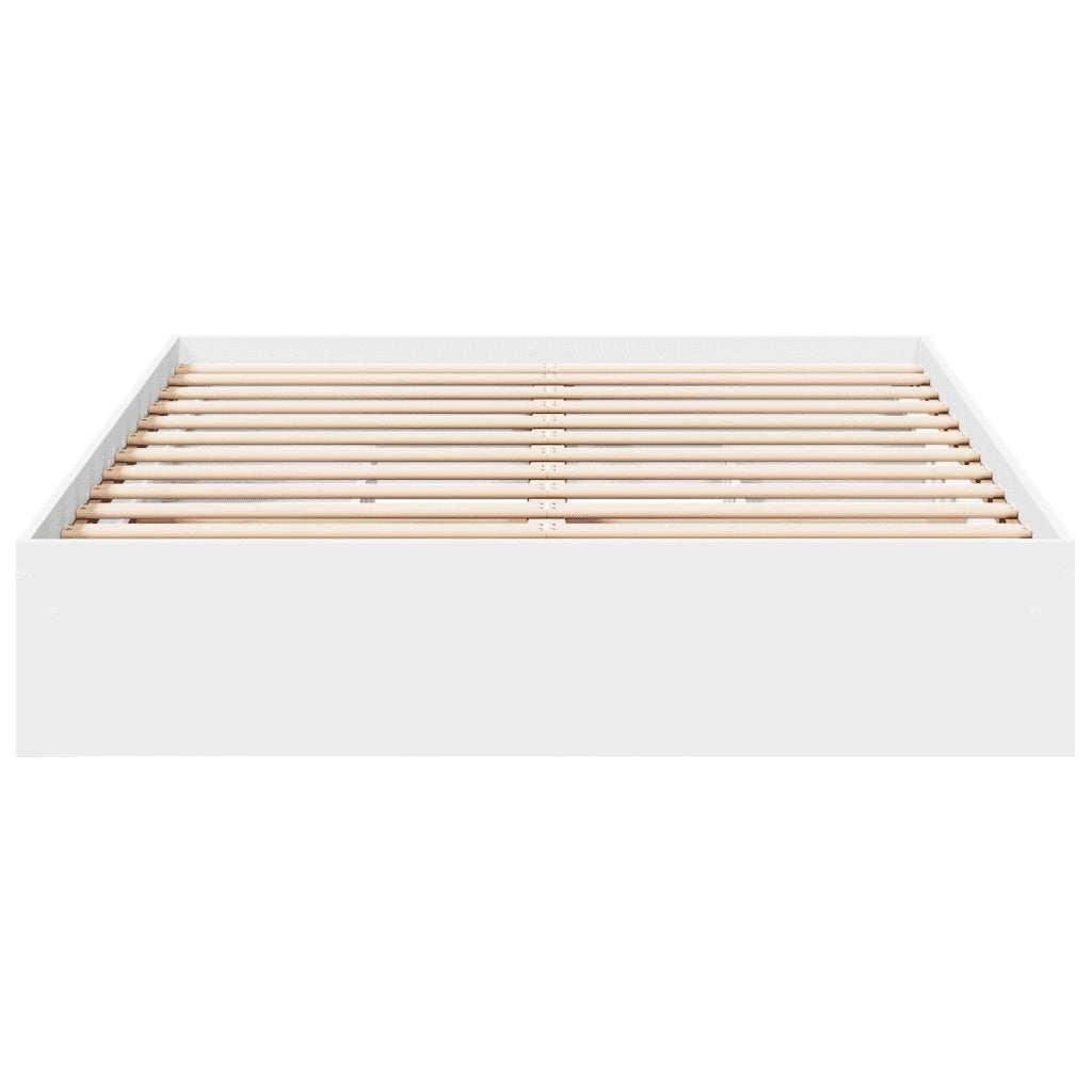 Giroletto con Cassetti Bianco 140x200 cm in Legno Truciolato 3280657