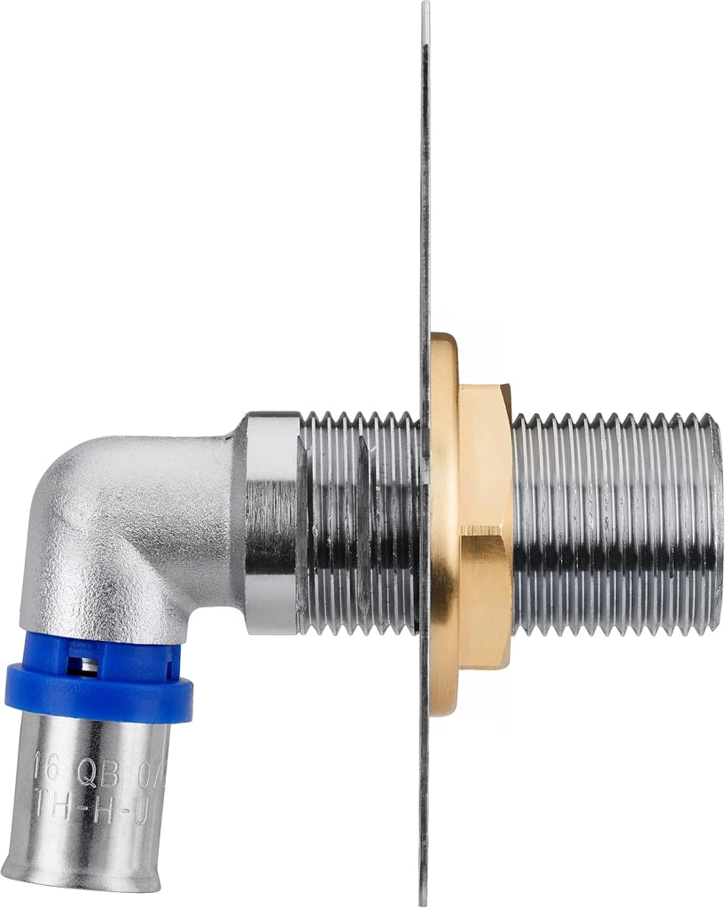 Giradischi doppia uscita Multistrato a crimpare Ø16 per doccia/vasca FIXSYSTEM
