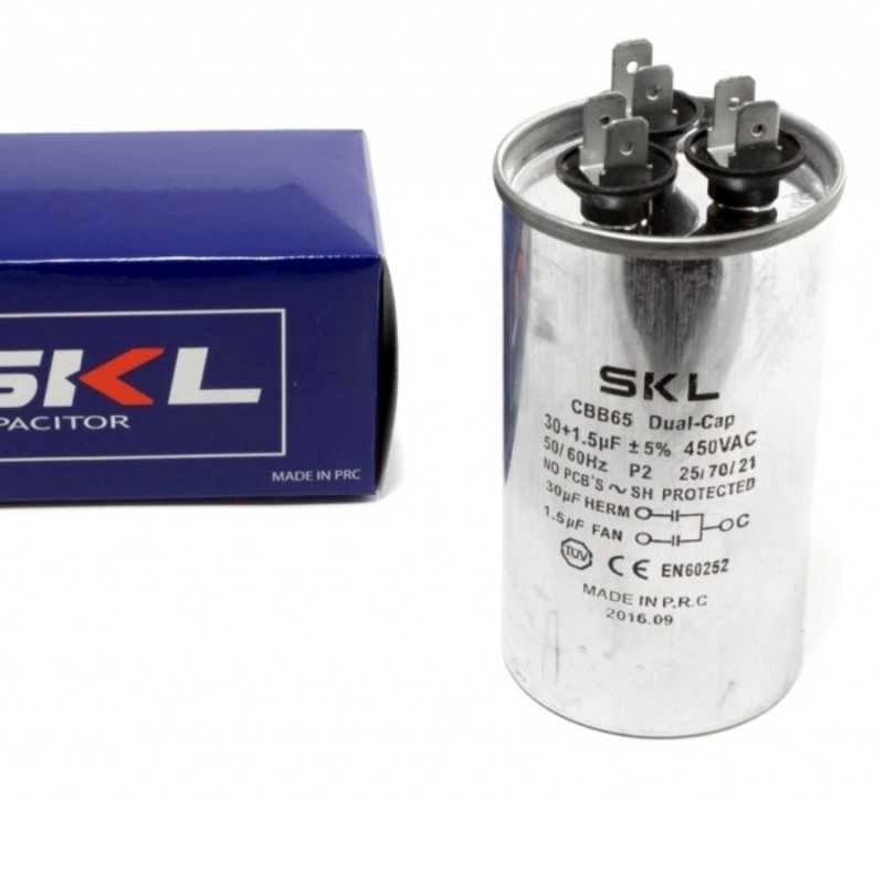 CONDENSATORE CLIMATIZZATORE 30 MF UF  1.5µF 450V - UNIVERSALE