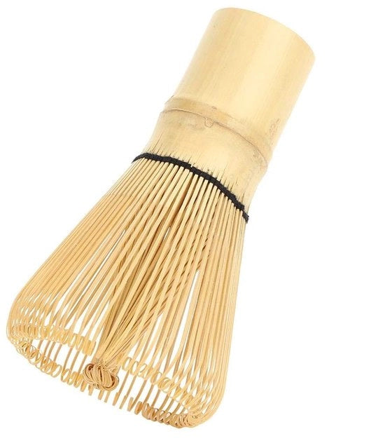Tè Matcha a 120 Tappi - Bicchiere di Te in Bambù - Attrezzo Tradizionale - Altezza 10,5 cm - Diametro Superiore 6 cm - Peso 63 g - Cucchiaio per Tè
