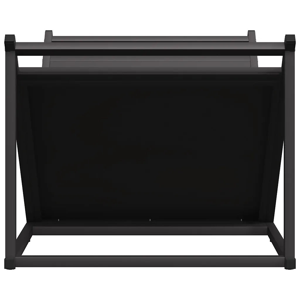 Rastrelliera per Legna da Ardere Nera 70x43x34,5 cm CFW6989499