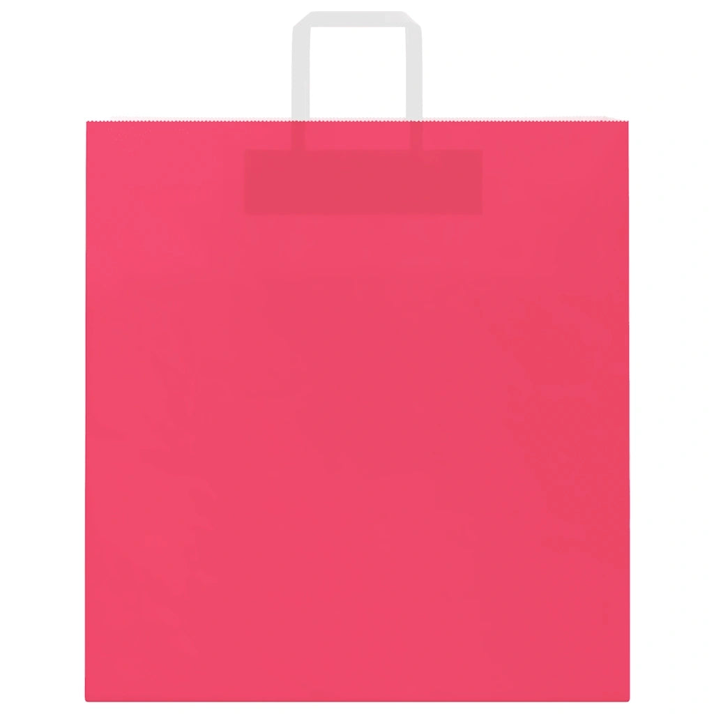 Sacchetti di Carta 250 pz con Manici Rosa 45x17x48 cm CFW8550166