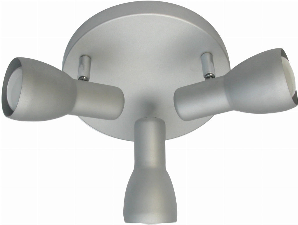 Plafoniera Candellux Picardo grigia 3xE14 29 cm metallo