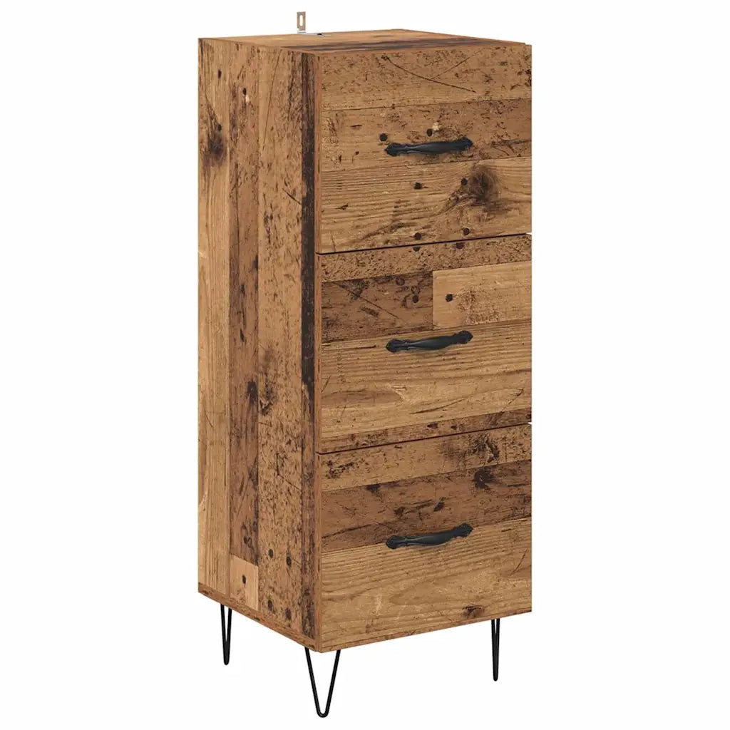 Credenza Legno vecchio 34,5 x 34 x 90 cm Legno multistrato 3402723