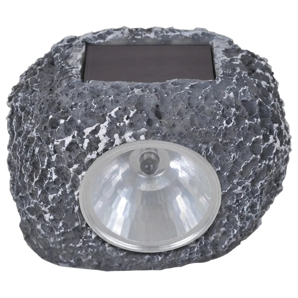 Outdoor Faretti Solari con LED Forma Pietra 12 pz CFW9229550