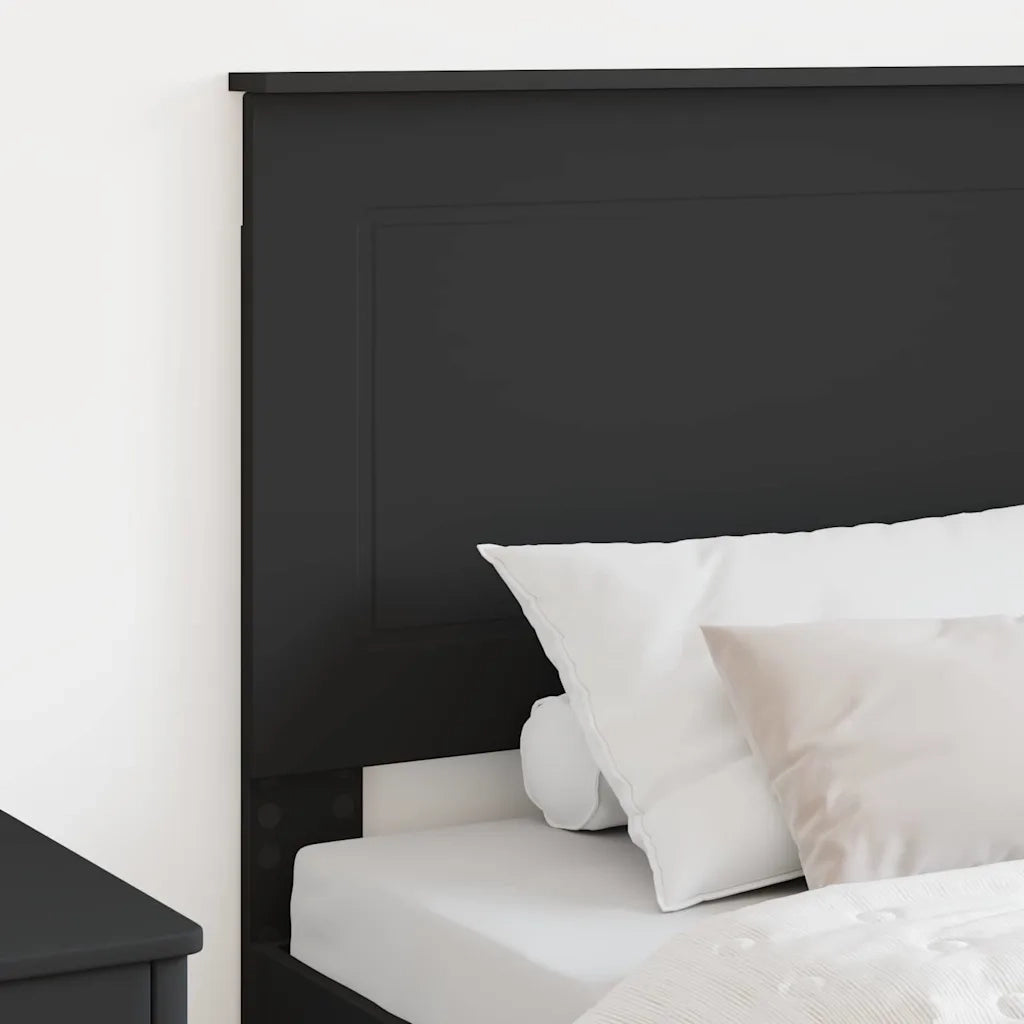 Testiera-Testata-Testiera Decorativa Rovere Nero 100 cm Legno multistrato 848848