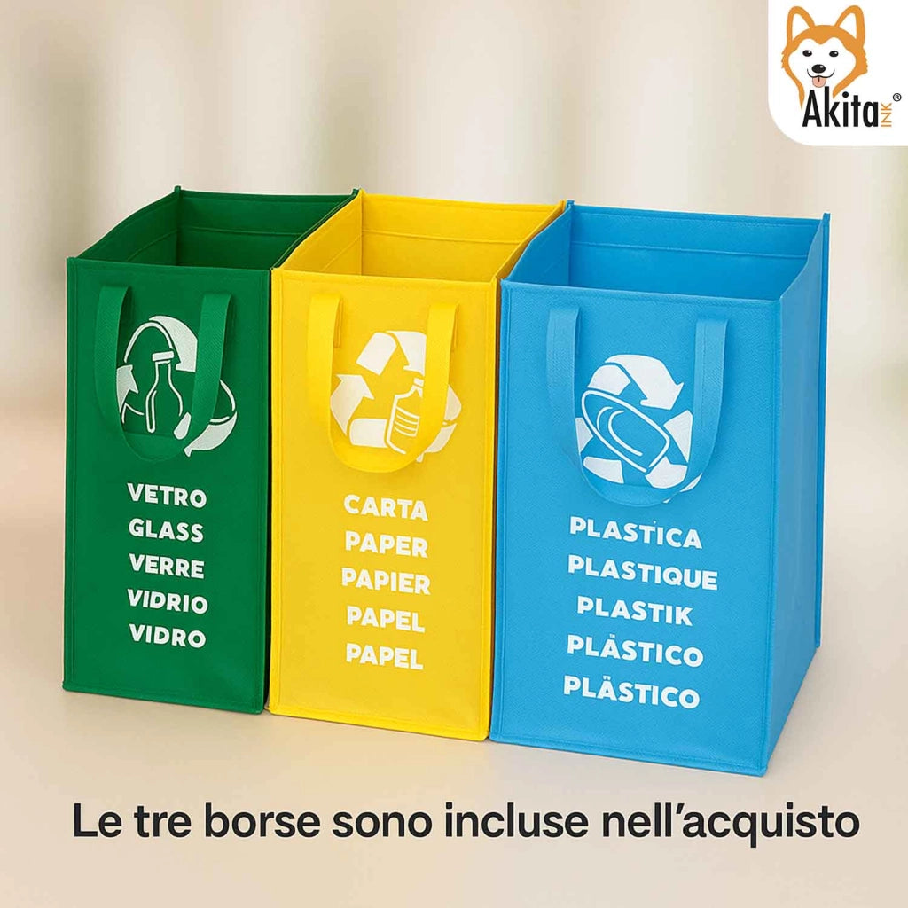 Armadio Basso 2 Ante Raccolta Differenziata AkitaInk