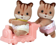 Sylvanian Families,Gemelli scoiattolo nocciola, Epoch,Eta3+