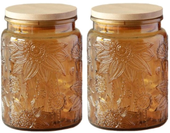 Vaso decorativo in vetro - 1 pezzo - decorativo e funzionale