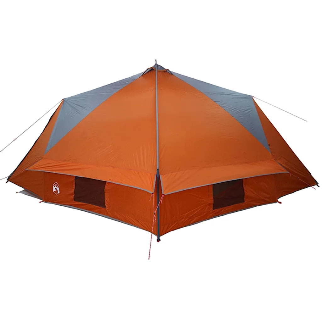 Tenda a teepee per 10 persone 10 persona Grigio e arancione 42004067