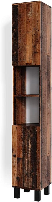 Armoire haute Placard Meuble de salle de bains Fynn style ancien
