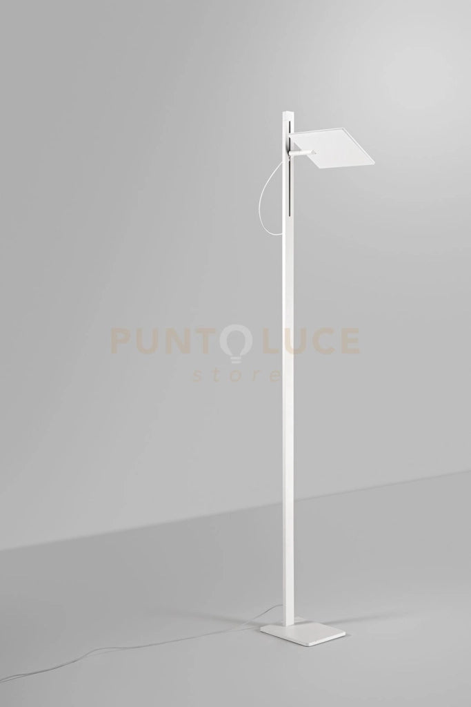 Piantana in metallo e alluminio  Bianco Radiante LED 24W CCT 2700K 3000K 4000K CRI?80 220-240V 50/60Hz 2160Lm dimmer a pedale