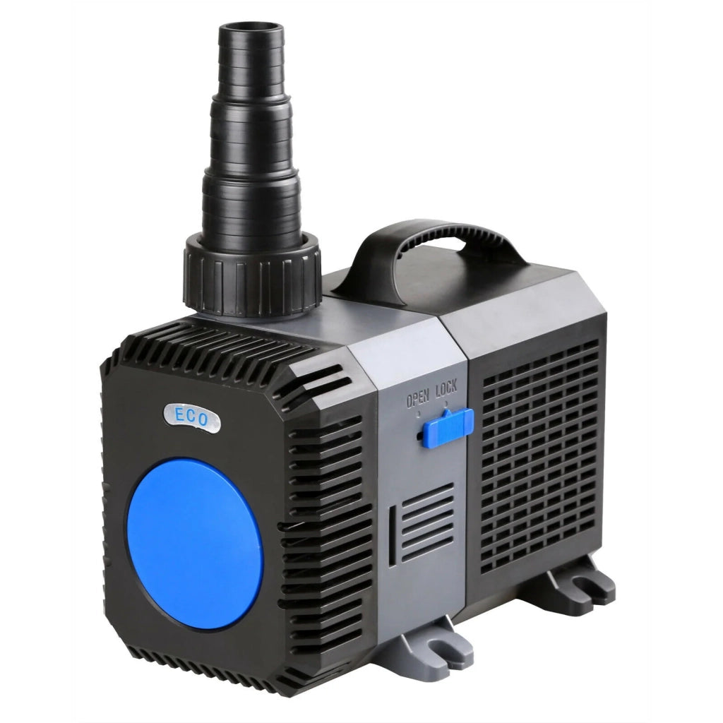 Pompa per acqua da laghetto ecologica con filtro per filtrazione del ruscello 10000 litri all'ora 80 watt koi 16_0001997