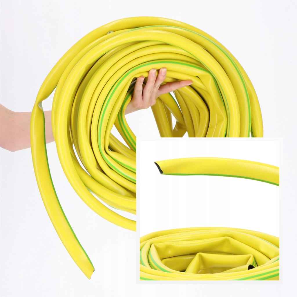 Tubo da giardino KADAX da 20 m, diametro 3/4 di pollice, per acqua, 3 strati di gomma resistente, PVC flessibile
