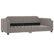 Letto singolo | Letto per adulti | Letto da Giorno Tortora 80x200 cm in Tessuto