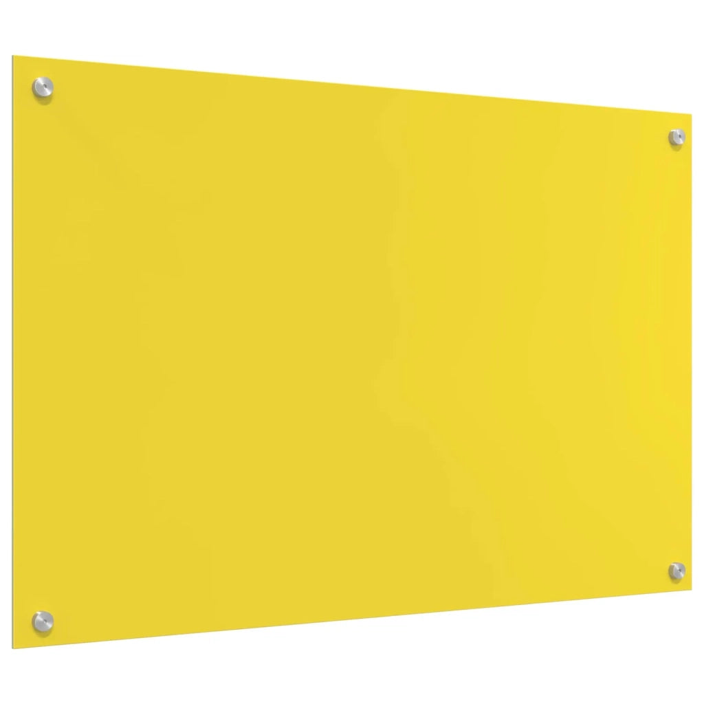 Schienale da cucina Giallo 90 x 60 cm vetro temperato 42001258
