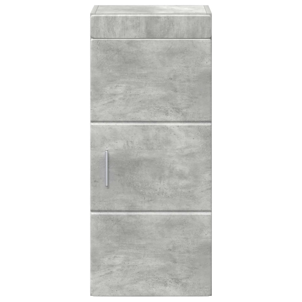 Armadio da bagno a muro TULUM Grigio cemento 37 x 24,5 x 86 cm 880334