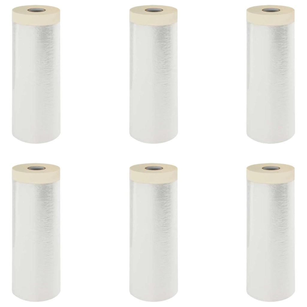 Telo per Polvere con Nastro Adesivo 6 pz 270 x 1600 cm HDPE CFW9901554