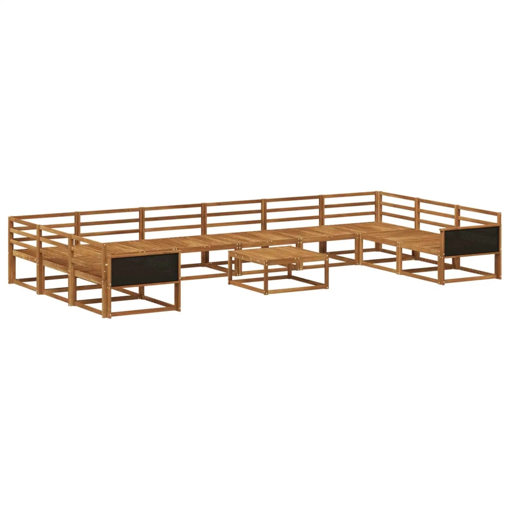 Set di divani da esterno 11 pcs Naturale 3382932