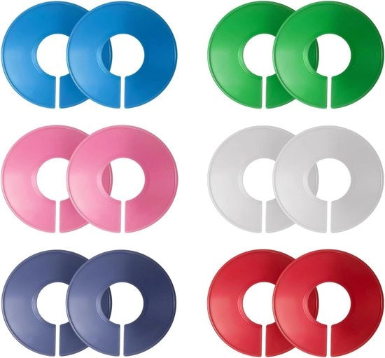 Divisore di misure per stendibiancheria - utili misuratori - 1 pezzo - bianco - plastica