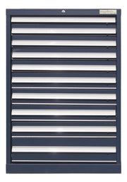 Mobiletto portautensili, cassettiera 10 cassetti, colore blu