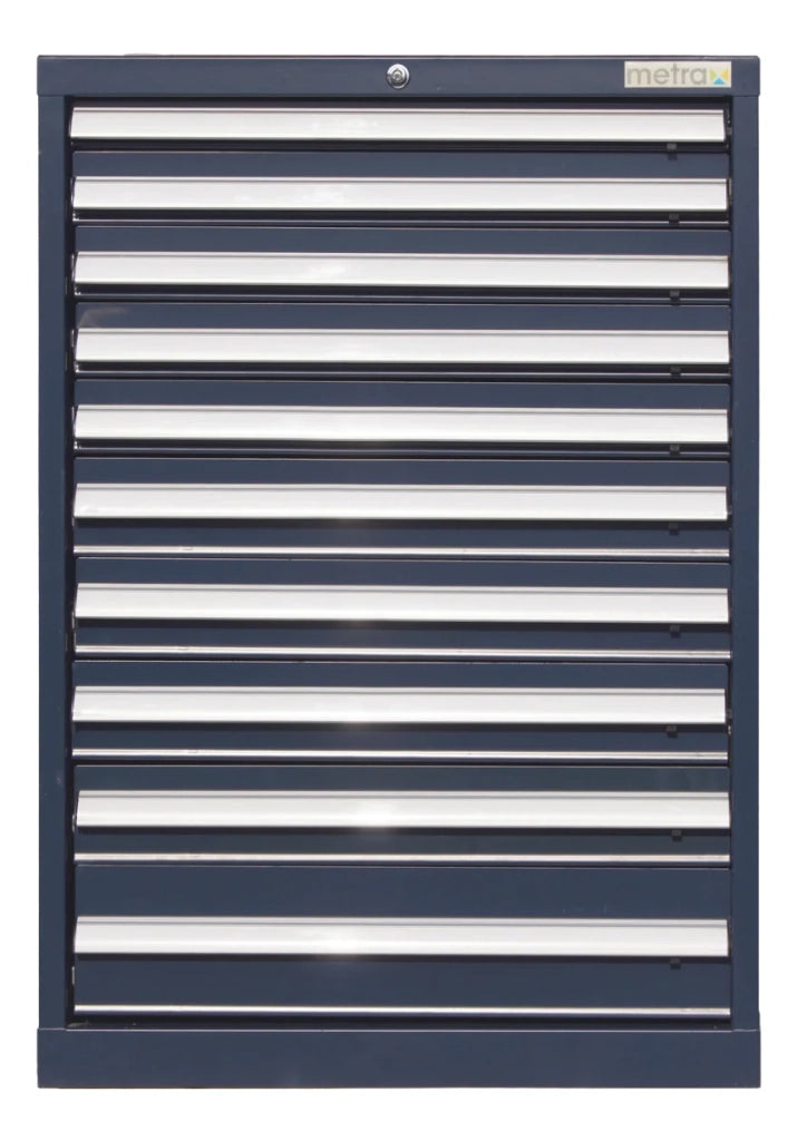 Mobiletto portautensili, cassettiera 10 cassetti, colore blu