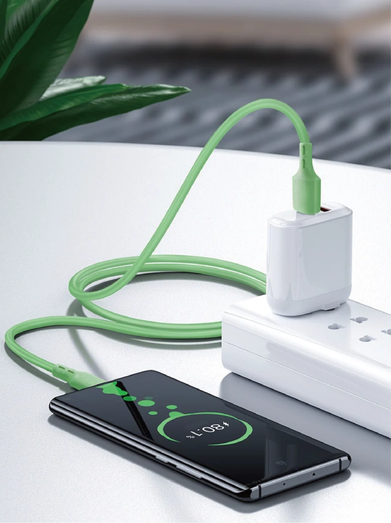 CAVETTO PER SMARTPHONE Lightning Apple - 1,5 metri - verde  - LOSTECH