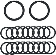 Sosteggi chiavi 32 mm - 20 pezzi - Resistente - Universale - Nero - Acciaio di alta qualità - Sostegni chiavi