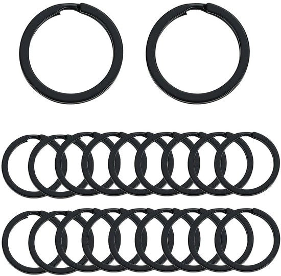 Sosteggi chiavi 32 mm - 20 pezzi - Resistente - Universale - Nero - Acciaio di alta qualità - Sostegni chiavi
