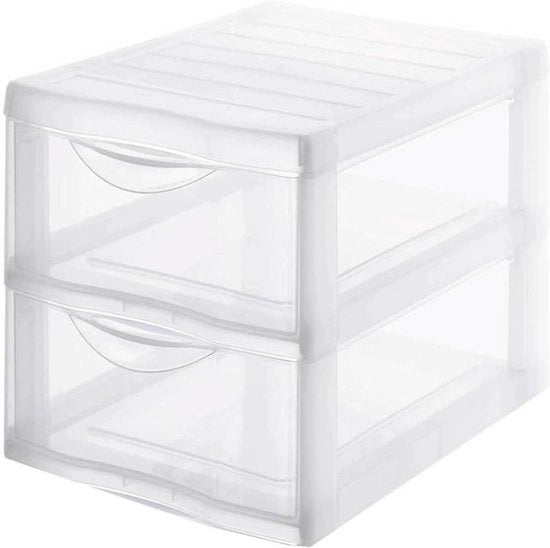Ladro in plastica 2 carichi trasparenti formato A4 altezza 255 cm stivellabile per archiviazione ufficio