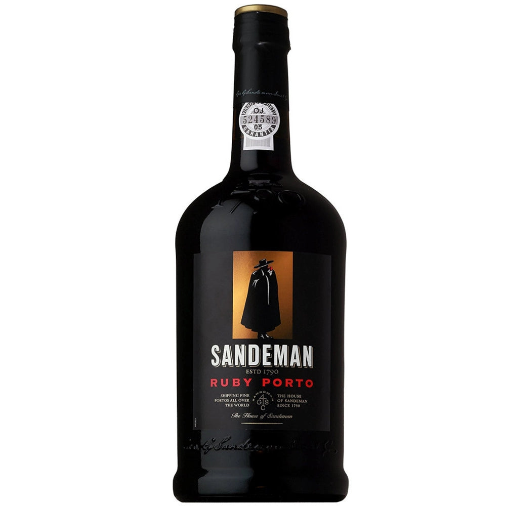 Vino di oporto sandeman ruby porto 19,5% confezione da 750 millilitri