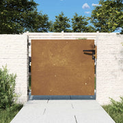 Cancello da giardino 85x75 cm in acciaio Corten 153256