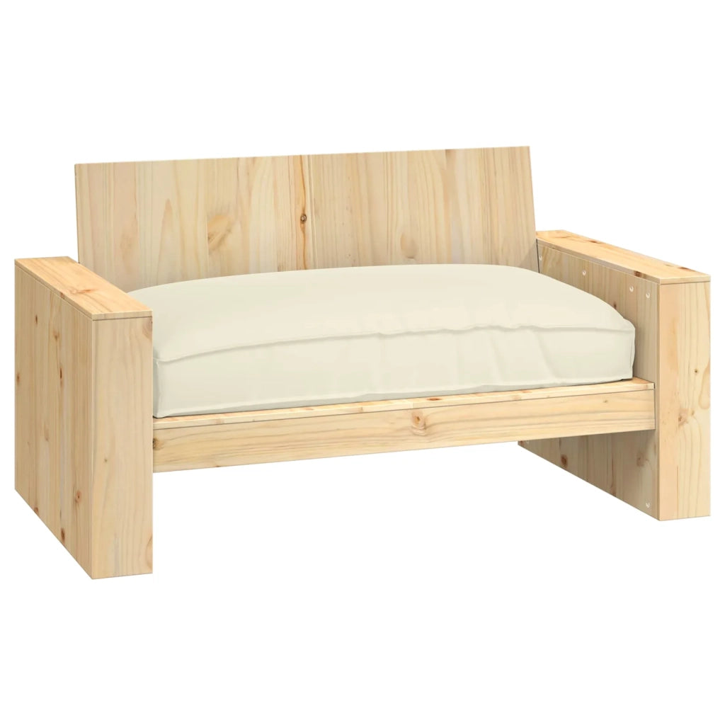 Cuscino Crema 120 x 80 x 12 cm Tessuto Oxford 42001570